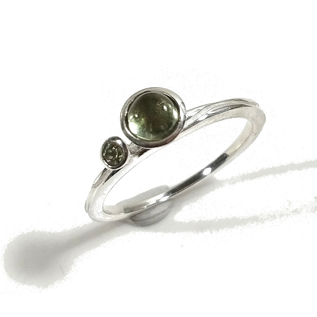 ANELLO artigianale in argento 925 Anello con pietra Labradorite, Granato | GIOIELLI IN ARGENTO