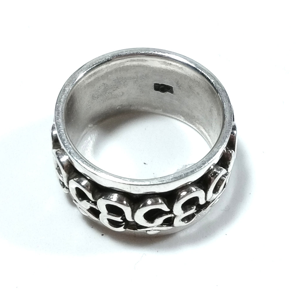 Ciondolo ETNICO in argento 925 con OM - AUM Mantra | GIOIELLI IN ARGENTO