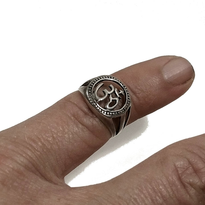 Anello chevalier da mignolo OM in argento