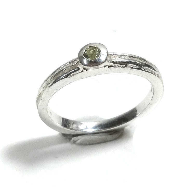 Anello artigianale in argento 925 con pietra | Artigianato artistico in argento 925