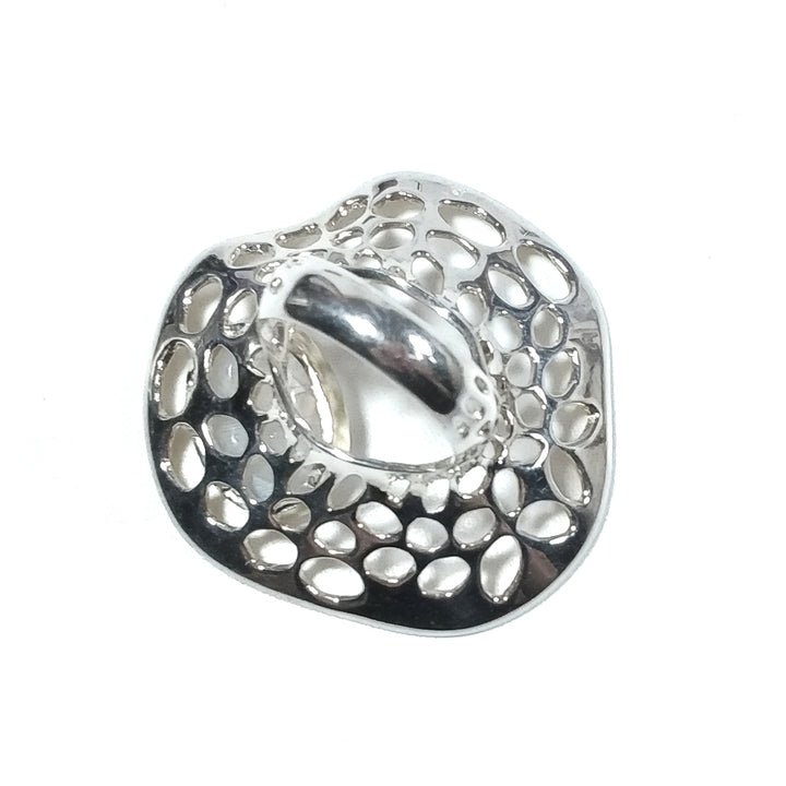 Anello con pietra in argento 925 ANELLO artigianale Pietra di Luna | GIOIELLI IN ARGENTO