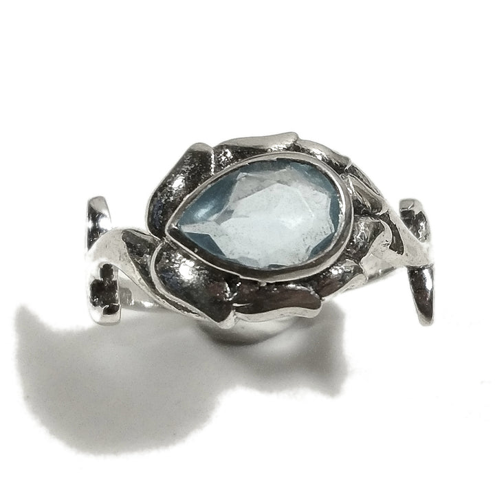 Ring with 925 silver stone with Garnet
