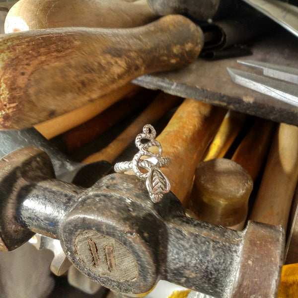 Anello serpente in argento 925 - SHAGHANJ
