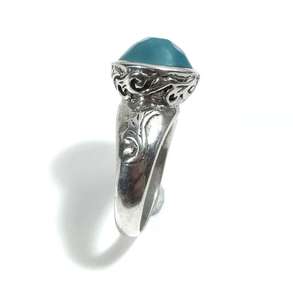 ANELLO etnico in argento 925 con Turchese | Gioielli etnici