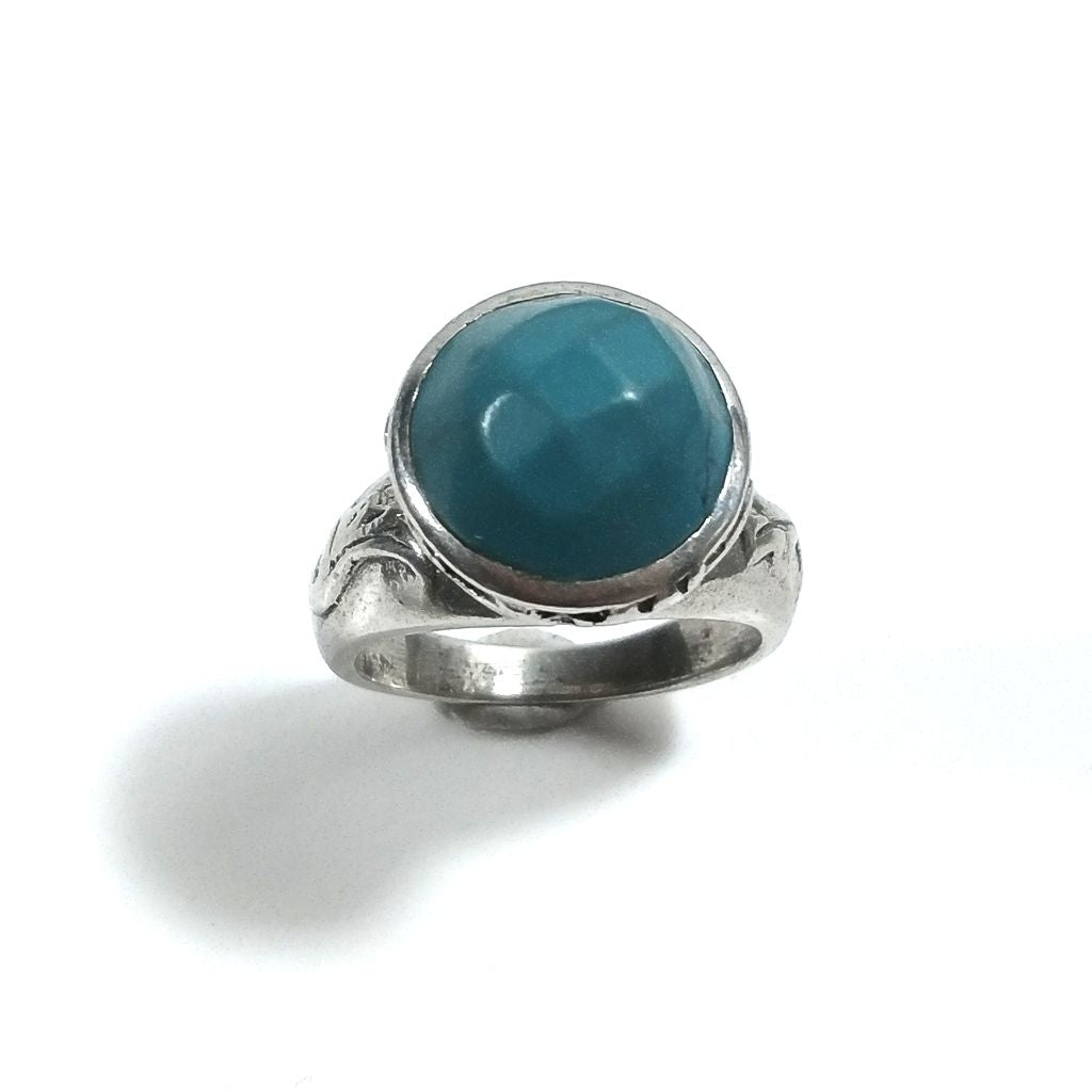 ANELLO etnico in argento 925 con Turchese | Gioielli etnici