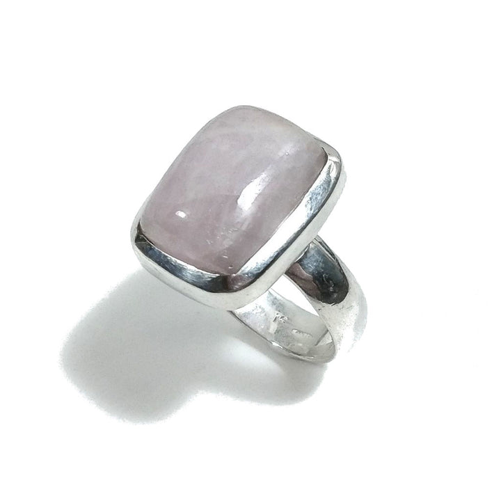 Anello con pietra in argento 925 con Acquamarina rosa - Morganite | GIOIELLI IN ARGENTO