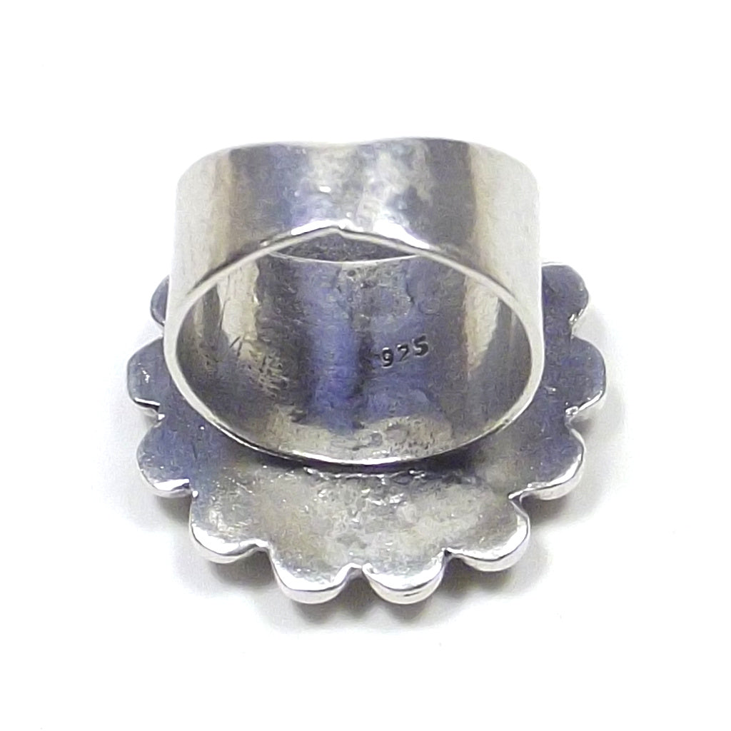 Anello ETNICO in argento FIORE - MUDUMALAI