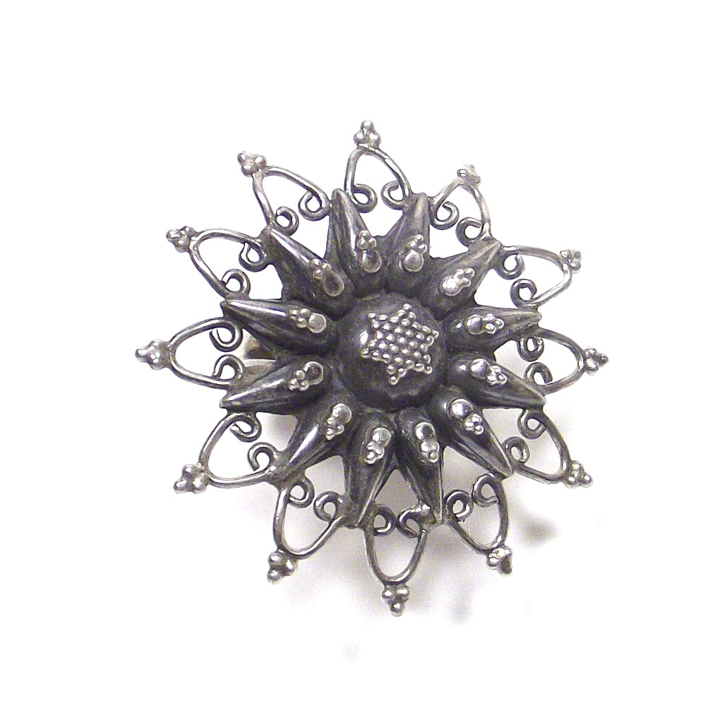 Anello ETNICO in argento Stella del deserto