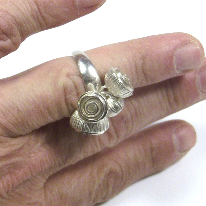 Gioiello contemporaneo | ANELLO in argento 925 - GHIANDE