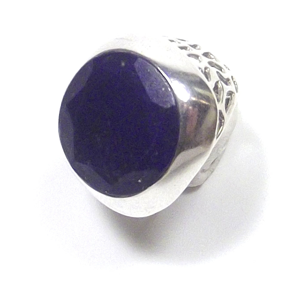 ANELLO argento con Lapislazzuli quadrato