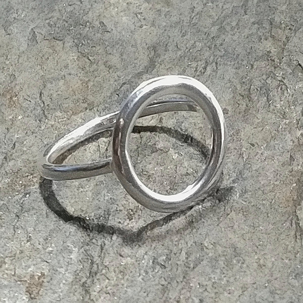 ANELLO EKTA in argento 925 ANELLO artigianale | GIOIELLI Contemporanei