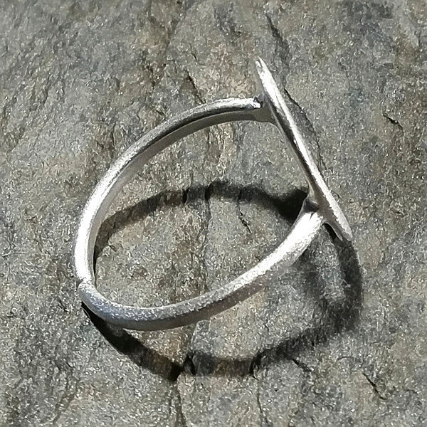 ANELLO EKTA in argento 925 ANELLO artigianale | GIOIELLI Contemporanei