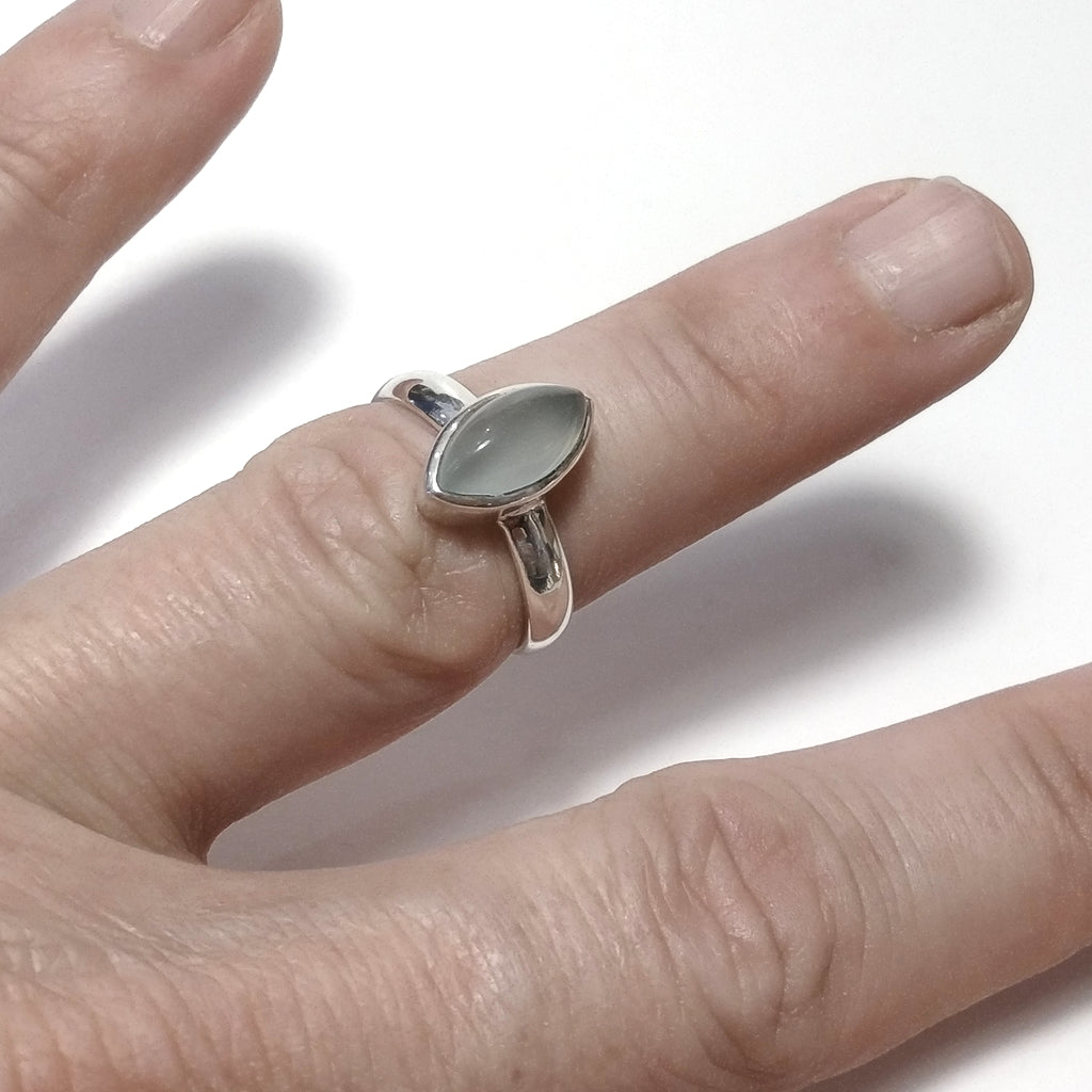 ANELLO artigianale in argento 925 Anello d'argento Acquamarina | GIOIELLI CON PIETRE  Contenuti multimediali 1 di 5