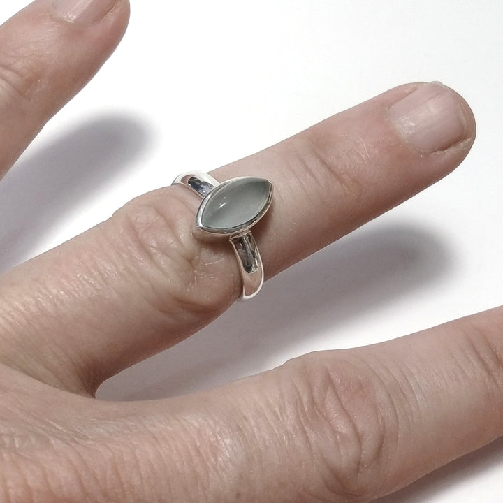 ANELLO artigianale in argento 925 Anello d'argento Acquamarina | GIOIELLI CON PIETRE  Contenuti multimediali 1 di 5