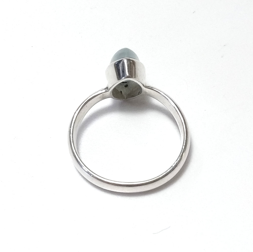 ANELLO artigianale in argento 925 Anello d'argento Acquamarina | GIOIELLI CON PIETRE  Contenuti multimediali 1 di 5