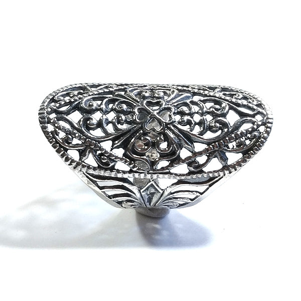 ANELLO fascia MAHIKA in argento 925 ANELLO artigianale | GIOIELLI ETNICI