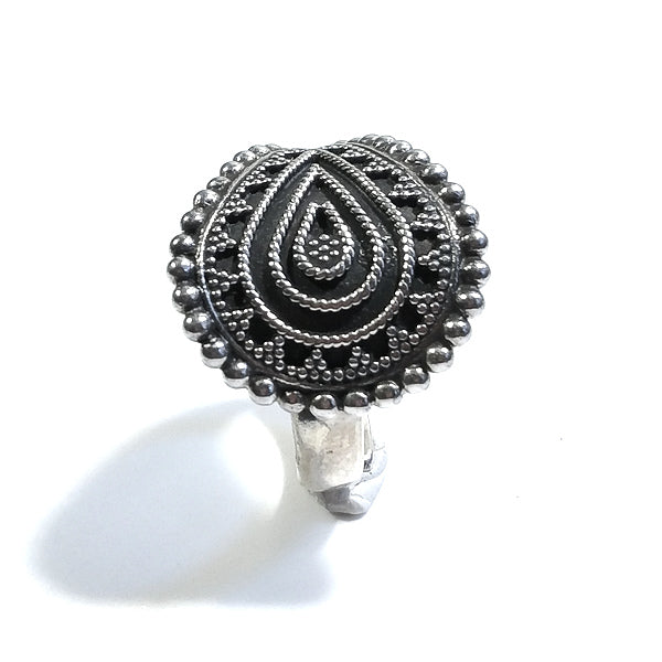ANELLO fascia MADHURI in argento 925 ANELLO artigianale | GIOIELLI ETNICI