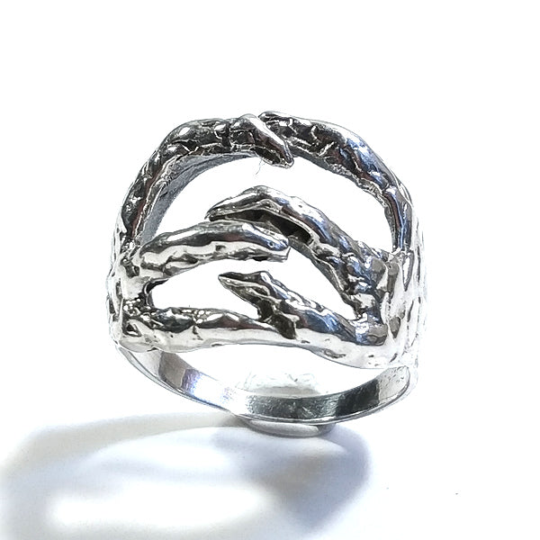 ANELLO Drago RAJANI in argento 925 ANELLO artigianale | GIOIELLI ETNICI