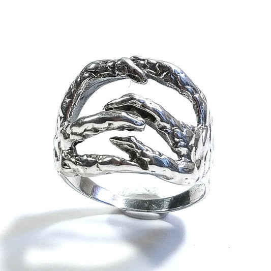 ANELLO Drago RAJANI in argento 925 ANELLO artigianale | GIOIELLI ETNICI