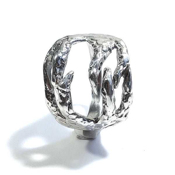 ANELLO Drago RAJANI in argento 925 ANELLO artigianale | GIOIELLI ETNICI
