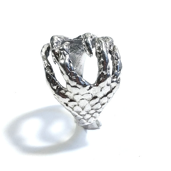 ANELLO Drago RAJANI in argento 925 ANELLO artigianale | GIOIELLI ETNICI