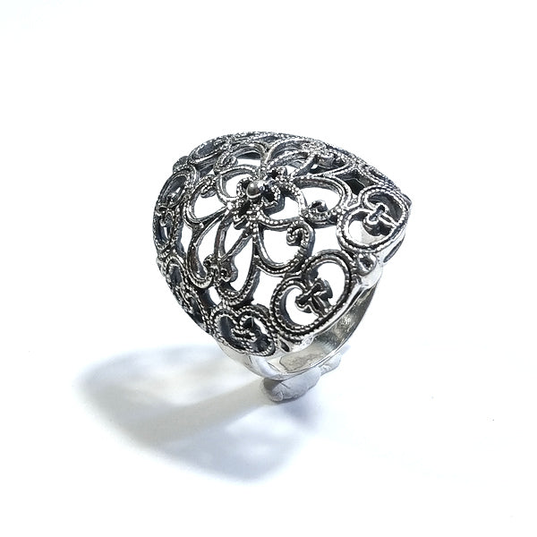 ANELLO fascia MANA in argento 925 ANELLO artigianale | GIOIELLI ETNICI