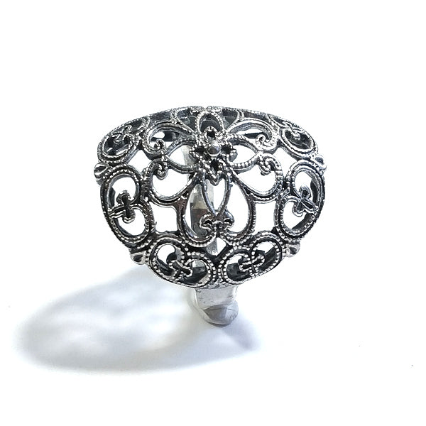 ANELLO fascia MANA in argento 925 ANELLO artigianale | GIOIELLI ETNICI