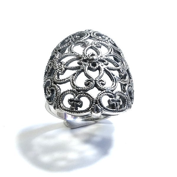 ANELLO fascia MANA in argento 925 ANELLO artigianale | GIOIELLI ETNICI