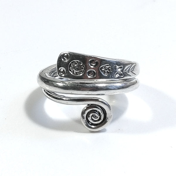 ANELLO fascia SGAW in argento 925 ANELLO artigianale | GIOIELLI ETNICI