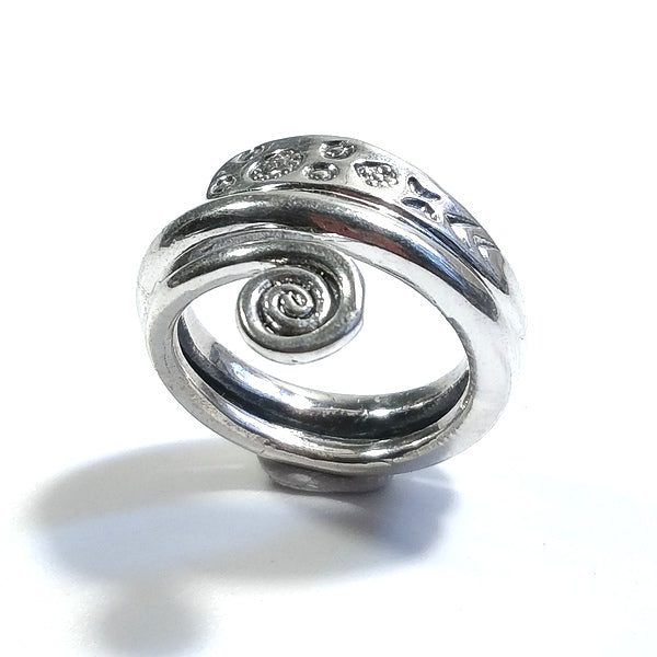 ANELLO fascia SGAW in argento 925 ANELLO artigianale | GIOIELLI ETNICI