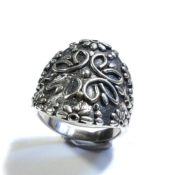 ANELLO fascia PIA in argento 925 ANELLO artigianale | GIOIELLI ETNICI