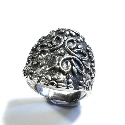 ANELLO fascia PIA in argento 925 ANELLO artigianale | GIOIELLI ETNICI