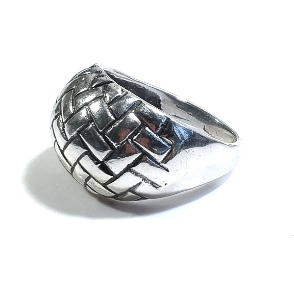 ANELLO fascia Prisha in argento 925 ANELLO artigianale | GIOIELLI ETNICI