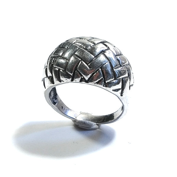 ANELLO fascia Prisha in argento 925 ANELLO artigianale | GIOIELLI ETNICI