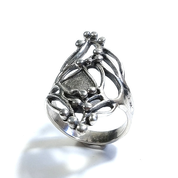 ANELLO fascia PALLAVI in argento 925 ANELLO artigianale | GIOIELLI ETNICI