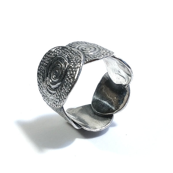 ANELLO fascia NISHA in argento 925 ANELLO artigianale | GIOIELLI ETNICI
