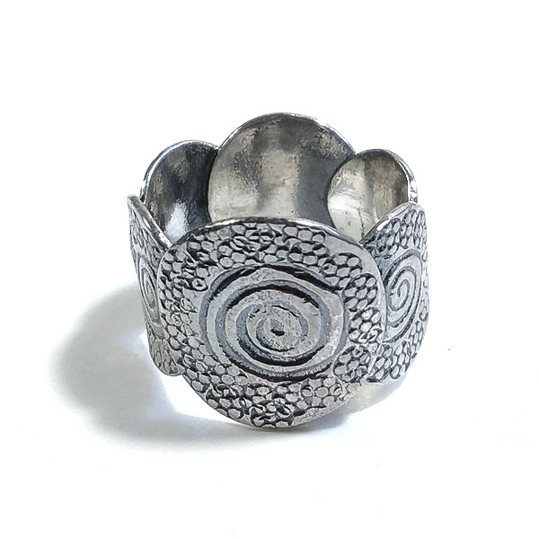 ANELLO fascia NISHA in argento 925 ANELLO artigianale | GIOIELLI ETNICI