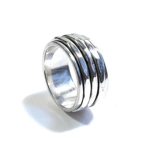 ANELLO fascia NABHITHA in argento 925 ANELLO artigianale | GIOIELLI ETNICI