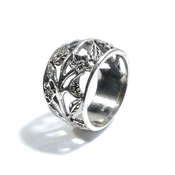 ANELLO fascia MILANA in argento 925 ANELLO artigianale | GIOIELLI ETNICI