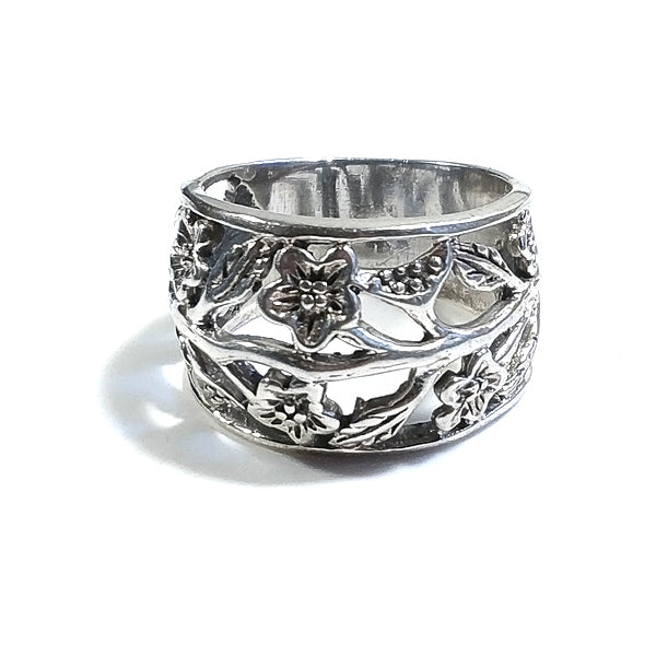 ANELLO fascia MILANA in argento 925 ANELLO artigianale | GIOIELLI ETNICI
