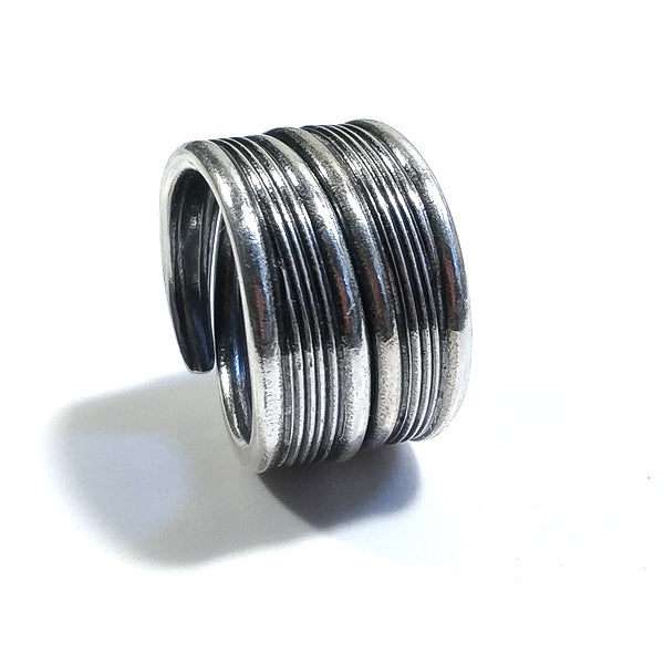 ANELLO fascia NADIA in argento 925 ANELLO artigianale | GIOIELLI ETNICI