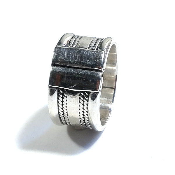 Copia del ANELLO fascia NAITEE in argento 925 ANELLO artigianale | GIOIELLI ETNICI