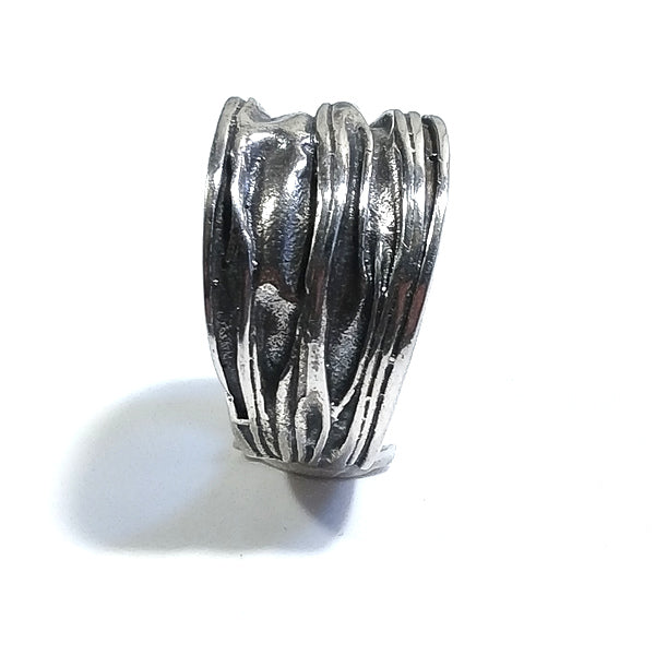 ANELLO fascia artigianale in argento 925 - NAMITA