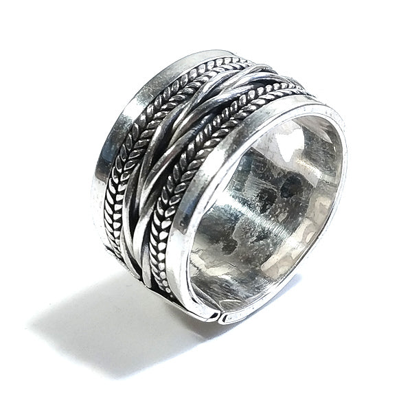 ANELLO fascia NEYSA in argento 925 ANELLO artigianale | GIOIELLI ETNICI