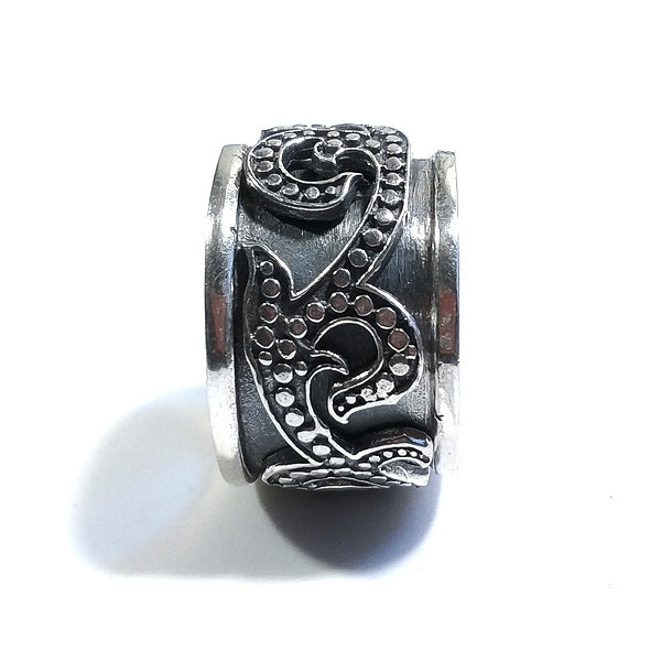 ANELLO fascia MYTHRI in argento 925 ANELLO artigianale | GIOIELLI ETNICI