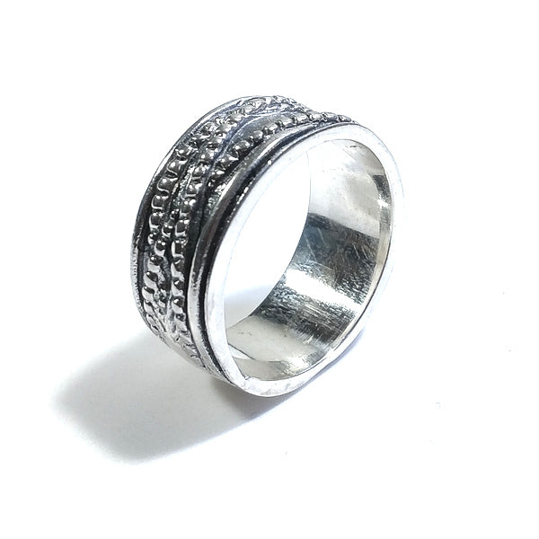 ANELLO fascia NANDINI in argento 925 ANELLO artigianale | GIOIELLI ETNICI