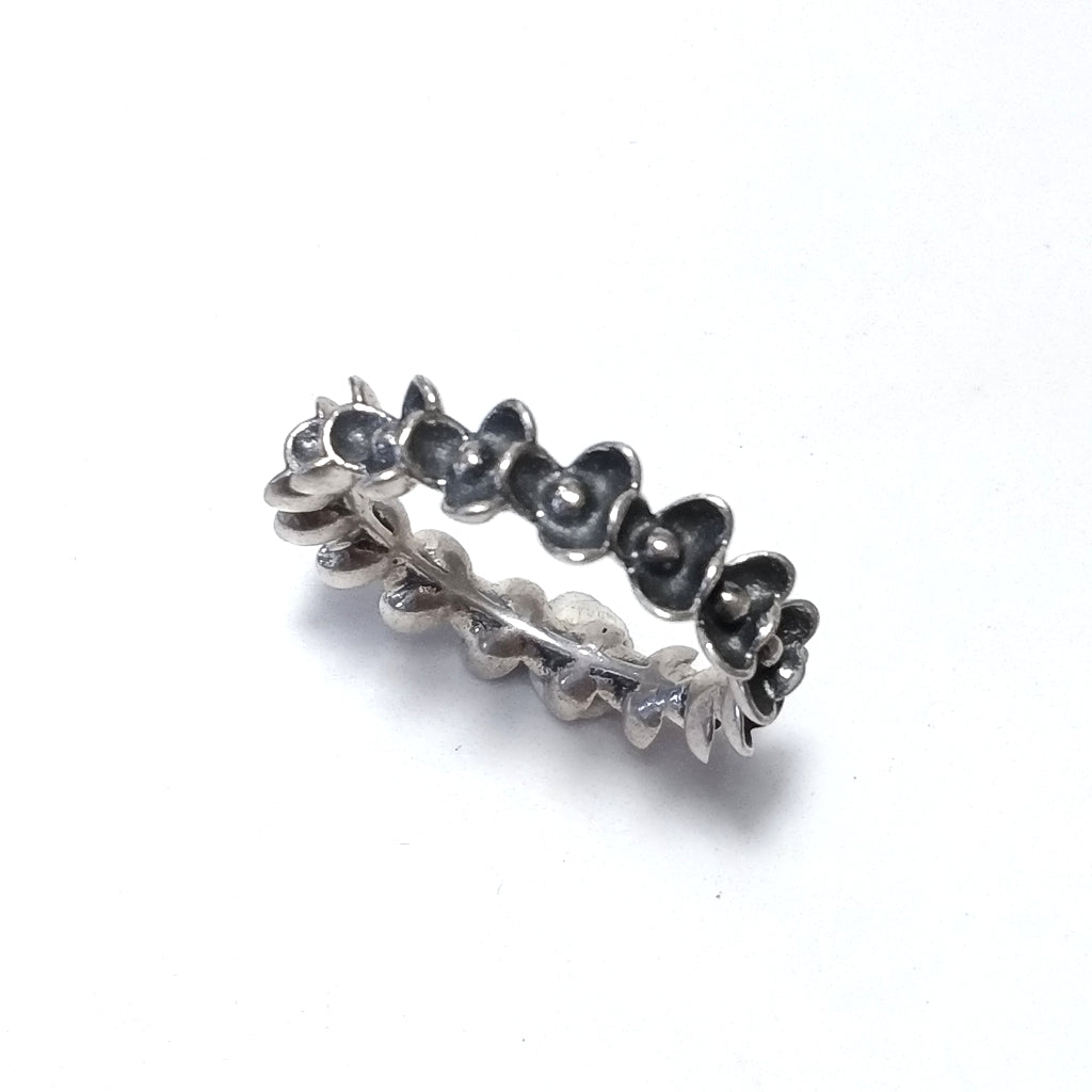 ANELLO artigianale in argento 925 Anello d'argento | FIORE