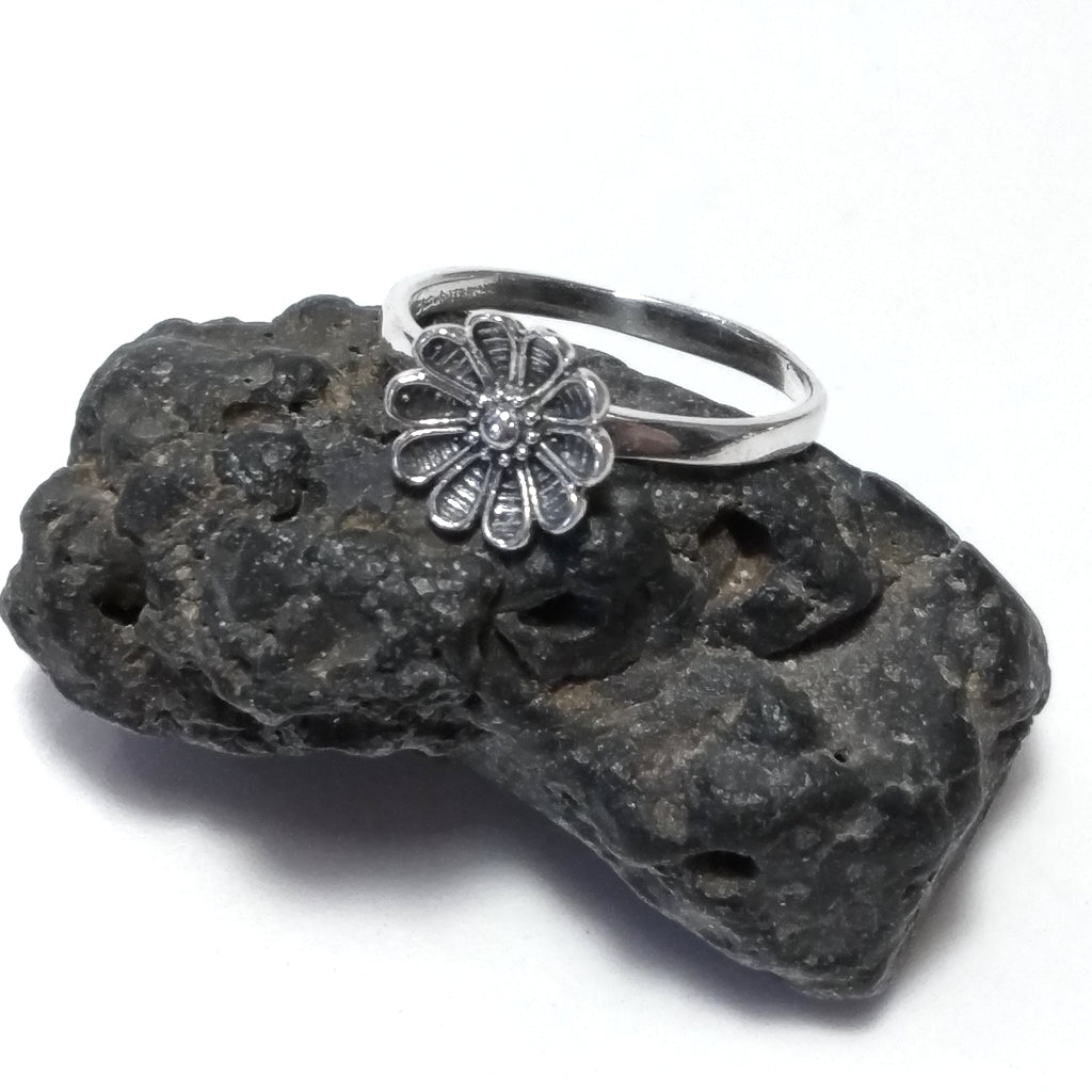 ANELLO artigianale in argento 925 Anello d'argento | FIORE