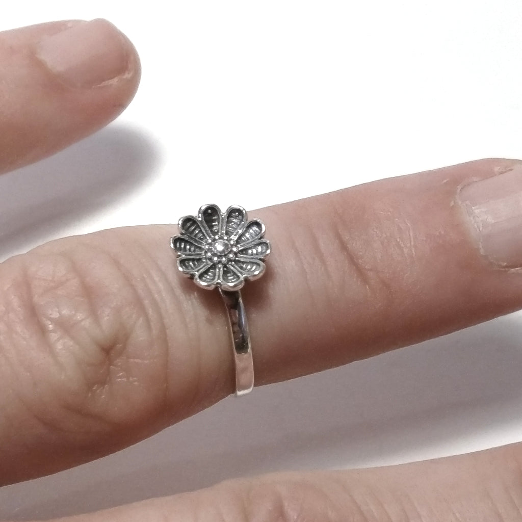 ANELLO artigianale in argento 925 Anello d'argento | FIORE