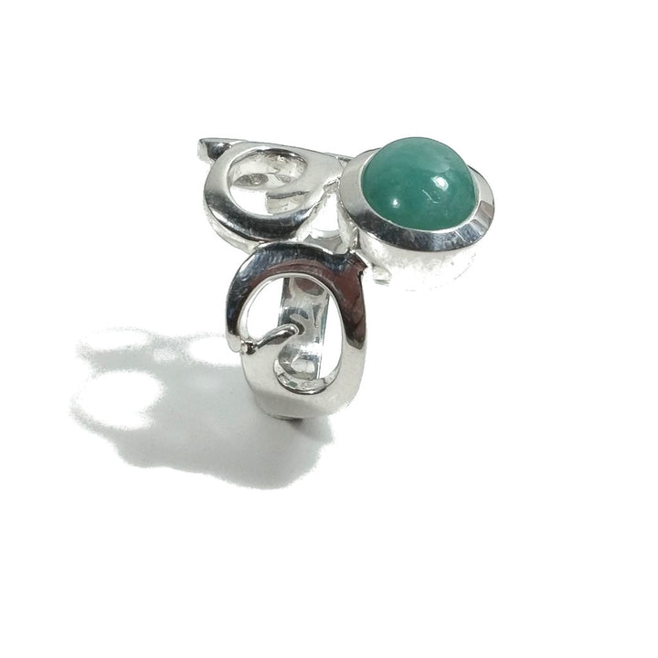Fascia barocca con CRISOPRASIO in argento 925 | Gioielli barocchi in argento